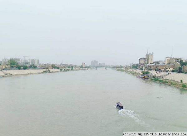 El río Tigris
A su paso por Bagdad
