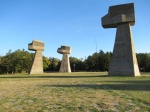 El monumento de los tres puños
monumento, tres, puños