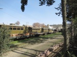 Vagones estacionados en la estación de tren