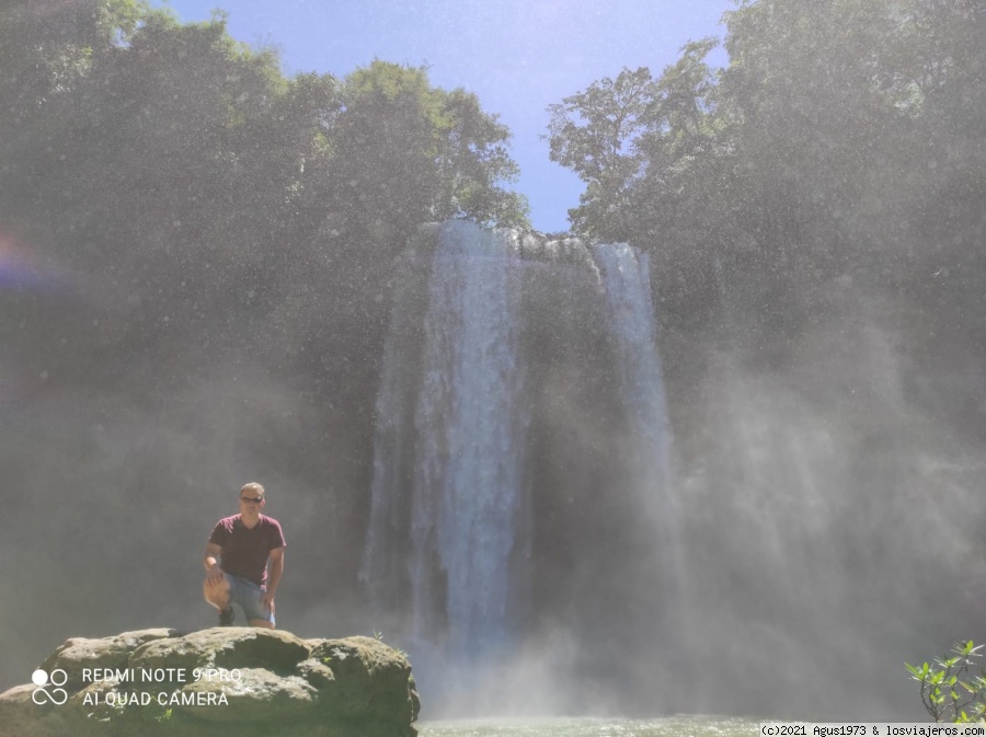 Bajo el cielo de Mesoamérica (México) - Blogs de Mexico - Palenque, cascada de agua azul y la cascada de Predator. (4)