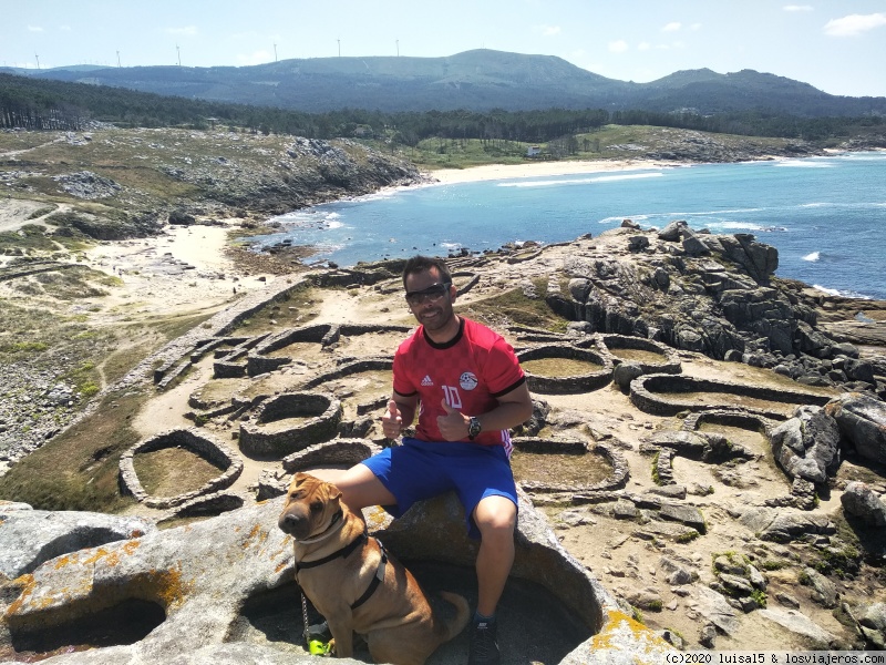 GALICIA MAXICA - Blogs de España - DIA 6: Castro de Baroña, Corrubedo, Mirador de Curota, Río Barosa y Sanxenxo (2)