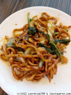 House of Nanking
noodles verduras
