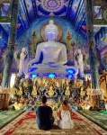 Templo azul de Chiang Rai
chiang rai, tailandia, templo, buda