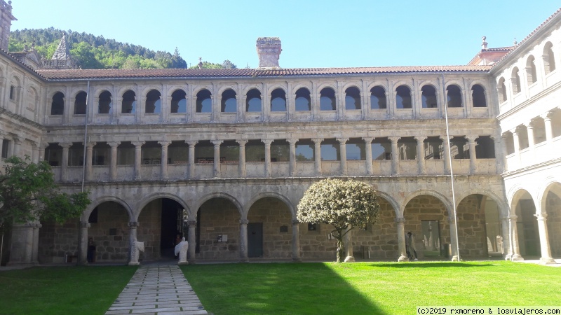 Ribeira Sacra: Paisajes, Monasterios y Vino - Blogs of Spain - Monasterios de Santo Estevo - San Pedro de Rocas - Pasarelas del rio Mao (2)