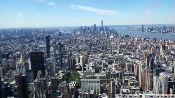 Vista de Manhattan
Vistas del Downtown de Manhattan desde el Empire State Building
