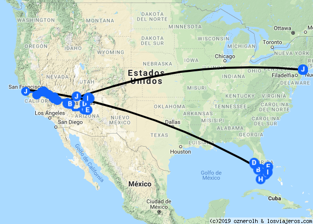 Un mes en Estados Unidos con un adolescente - Blogs of USA - Preparación del viaje (1)