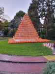 Pirámide de calabazas