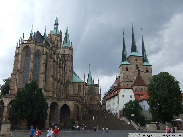 Erfurt - Torres y puentes en Turingia