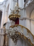 Dresde - Púlpito rococó en la Catedral