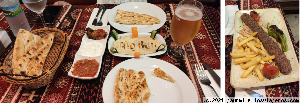 Cena en Istanbul Kebab
cena día 1

