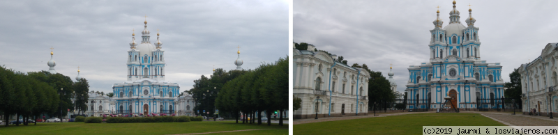 Vacaciones en Rusia en el verano de 2019 y presupuesto (San Petersburgo y Moscú) - Blogs de Rusia - Día 4: Peterhof, Monasterio smolny y parque Tavricheskiy y Flecha Roja (3)
