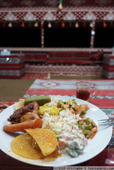 Comida Beduina
Comida preparada en el campamento beduino
