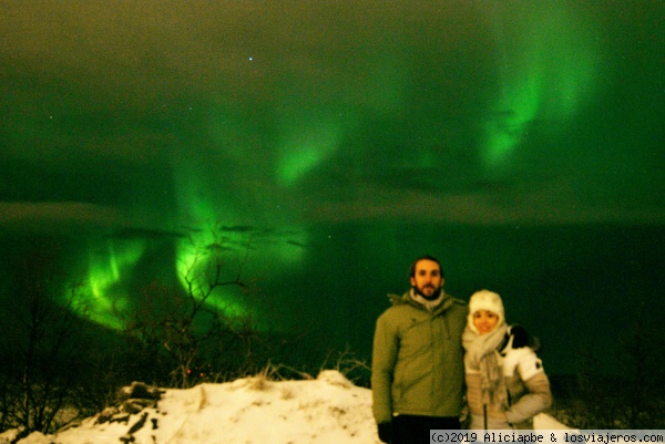 Aurora boreal (northern lights)
Nuestra primera aurora boreal
