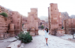 La calle de las columnas de Petra
Jordania, Jordan, Wadi Musa, Petra, La calle de las Columnas