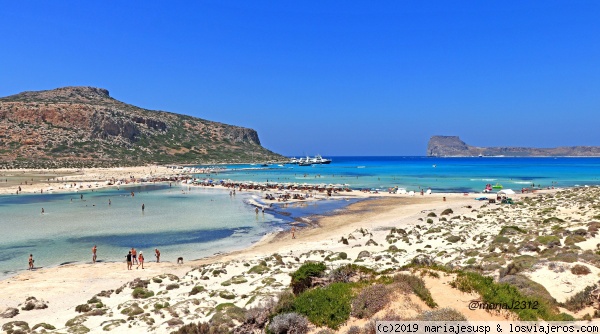 Balos, playa y laguna, Creta (Grecia)
Reserva natural de la laguna y playa de Balos, al oeste de Creta, junto a la península de Gramvousa.
