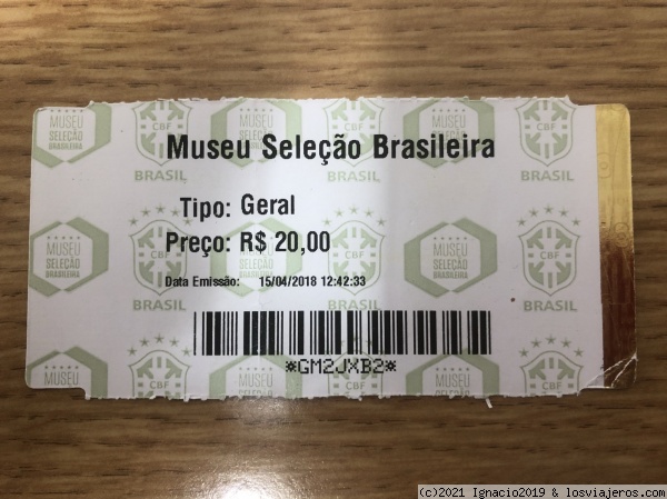 Entrada museo selección brasileña
Museo
