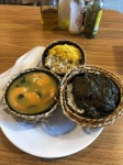 Tacaca, cangrejo con farofa y maniçoba con arroz
Tacaca, Cocina, cangrejo, farofa, manicoba, arroz, amazónica