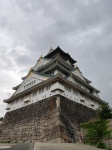 Castillo de Osaka
Castillo, Osaka, Vista, Gokurakubashi, atravesado, puente