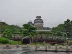 Castillo de Himeji en la lejanía