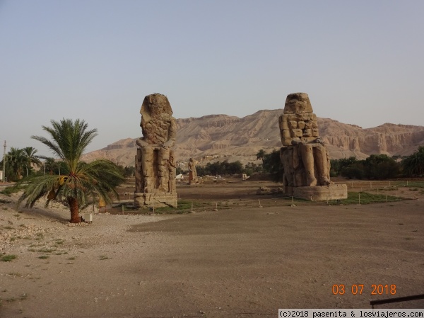 EGIPTO EN 8 DIAS, CRUCERO + CAIRO - Blogs of Egypt - DÍA 2 (3-7-18): LUXOR: COLOSOS DE MEMNÓN, TEMPLOS Y VALLE DE LOS REYES. ESNA. (1)
