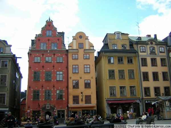 Casitas de colores
Casas del s. XVII en Stor Torget, Estocolmo. Es la plaza más antigua de la ciudad.
