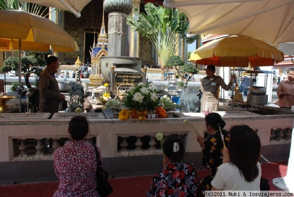 Ofrendas a Buda
Bangkok
