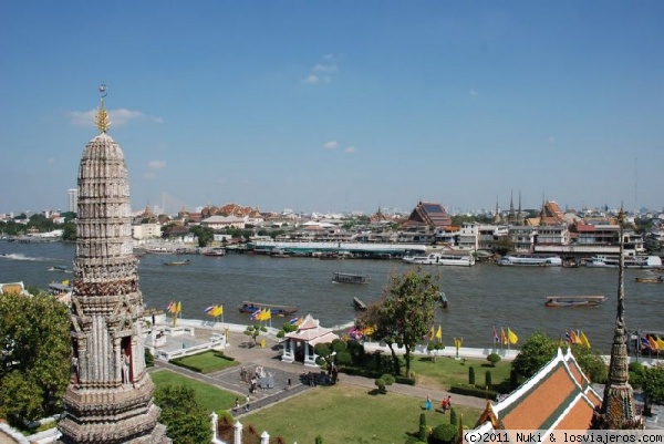 Vista de Bangkok desde la cima del Wat Arun
Bangkok
