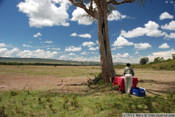 Hay un sitio mejor para un Picnic?
Masai Mara, Kenia

