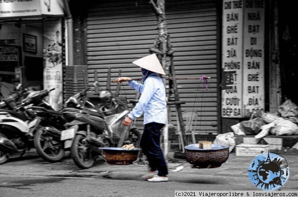 Ruta de 15 días por Vietnam. Hanoi.
Barrio antiguo de Hanoi.
