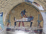 TT218 Amenakht - Anubis junto a la momia del difunto
Amenakht, Anubis, junto, momia, difunto