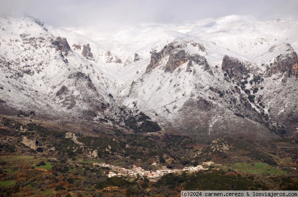 Valle de Amari nevado.Creta.Invierno 2013
Pueblo del valle de Amari a los pies de las montañas nevadas.
