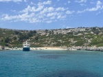 Playa Sur de Skyros..
Playa, Skyros, siento, recuerdo, nombre, barco, excursion