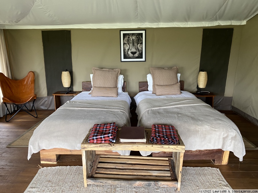 Viaje al centro de la sabana africana-Masai Mara, Kenya - Blogs de Kenia - Día 1; Aterrizaje en Enkewa Camp (4)