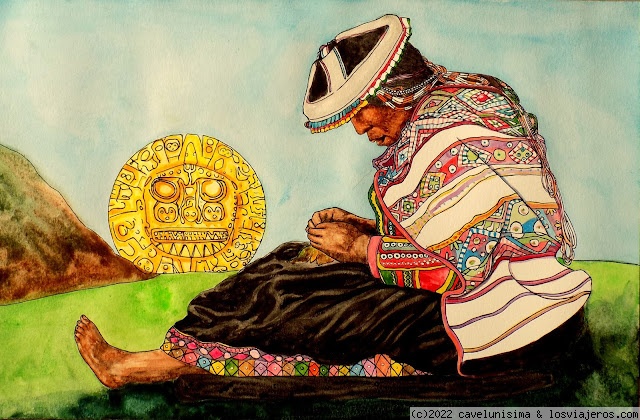 Pintura de Artesana Cuzqueña
Cuzco - Perú
