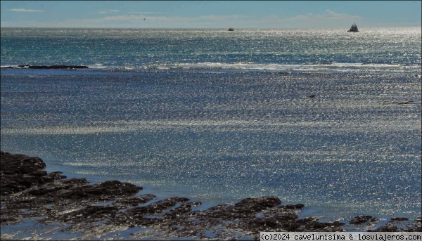 El mar y Caleta
Inmensidad patagónica
