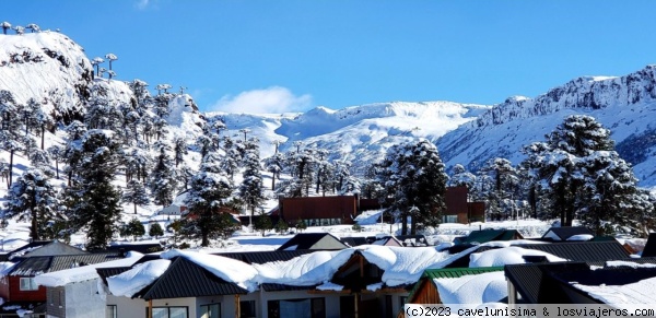 Pueblito encantador debajo del Volcán Copahue
Las intensas nevadas de Caviahue - Copahue
