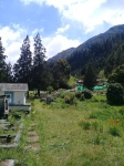 Cementerio sobre la montaña