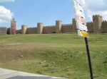 Muralla de Ávila donde pasa la vuelta de España