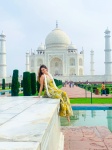 “Encontré el Taj Mahal como el ejemplo más apropiado de amor expresado artísticamente”.
Palacio de corona (Ciudad Agra) India
