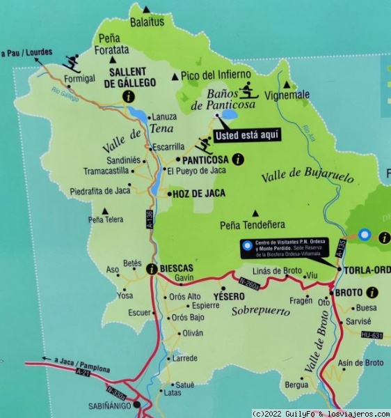 Mapa del Valle del Tena
Mapa del Valle del Tena. Pirineo Aragones. Huesca

