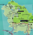 Mapa del Valle del Tena