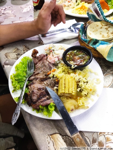 Churrasco
Carne asada, otro plato del Mercado Central.
