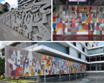 Murales en edificios administrativos Ciudad de Guatemala