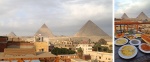 Desayuno con vistas del Pyramids Gate Hotel