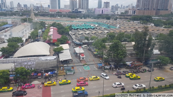 Vista Chatuchak Market
Vista aérea del mercado de Chatuchak en Bangkok
