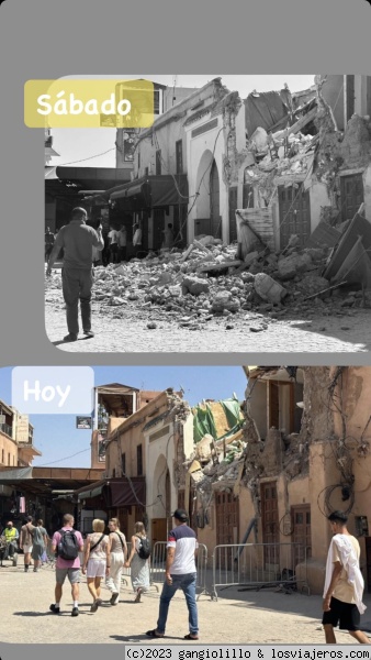 Antes y despues terremoto marrakech 1
en esta foto podeis ver el estado de la ciudad el sabado y hoy
