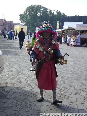 Marruecos
Personaje de la plaza jemma el-fna
