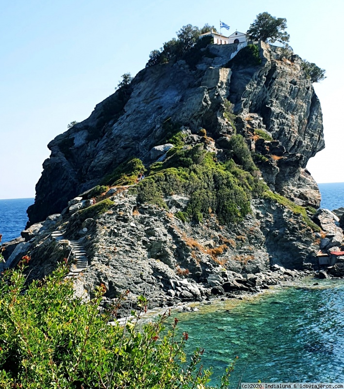 Esporadas 2020: Skopelos, Alonissos y Skiathos, 15 días de slow travel - Blogs de Grecia - La capilla de Mamma mía y otras maravillas, por carreteras secundarias (1)