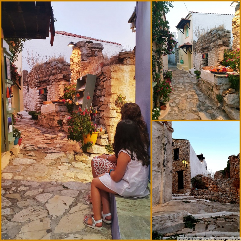 Esporadas 2020: Skopelos, Alonissos y Skiathos, 15 días de slow travel - Blogs de Grecia - Cambio de isla, nos vamos a Alonissos, Chora antigua capital (5)