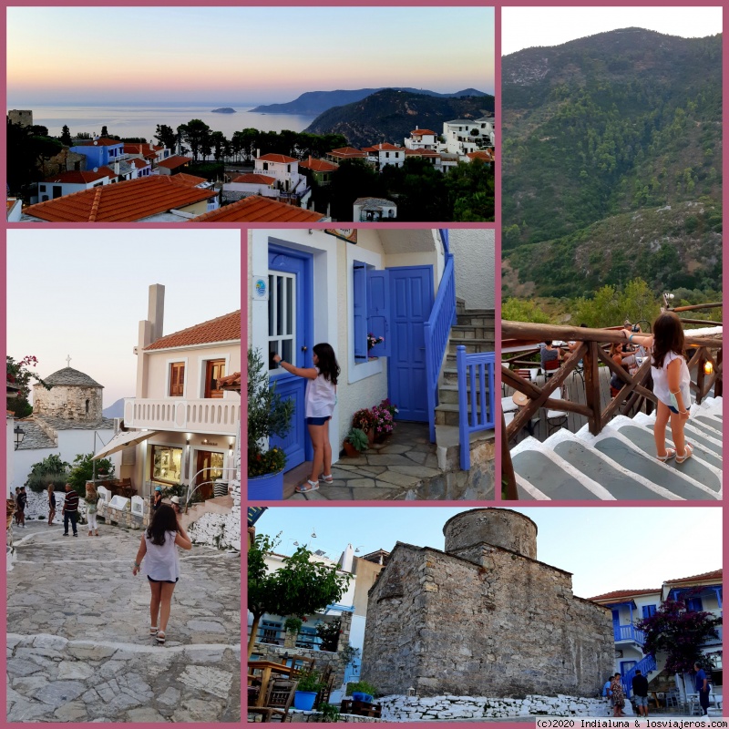 Esporadas 2020: Skopelos, Alonissos y Skiathos, 15 días de slow travel - Blogs de Grecia - Cambio de isla, nos vamos a Alonissos, Chora antigua capital (4)